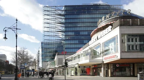 Kranzler Eck on Kudamm, Berlin Stock Footage 46781550