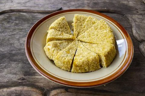 Krasikan is traditional food/ snack from java made glutinous rice, coconut .. Stock-Fotos
