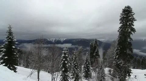 Krasnaya Polyana. View. Stock-Footage 22197226
