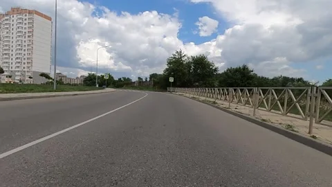 Krasnodar. Traffic on the road. 库存影片 220551051