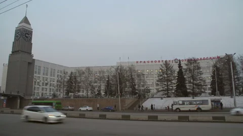 Krasnoyarsk city Vídeo Stock 44934441