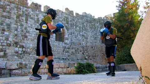 Krav Maga 05 Stock Footage 89481489