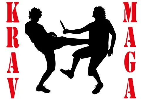Krav Maga Stock Illustration