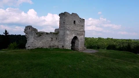 Kremenets castle Stock Footage 201217134