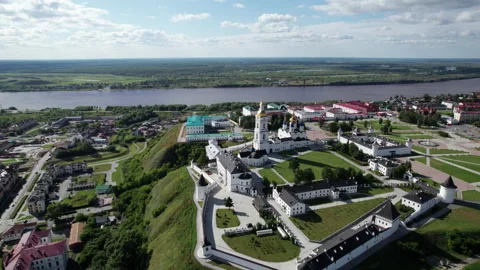 Kremlin and river Stock Footage 217857966