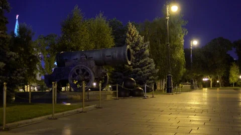 Kremlin and St Basil's Cathedral at the Red Square in Moscow, Russia. Moscow Stock-Footage 87440567