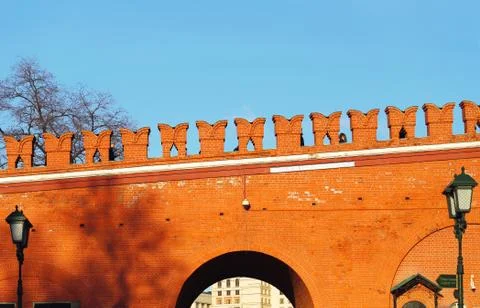 Kremlin from the bridge Stock Photos