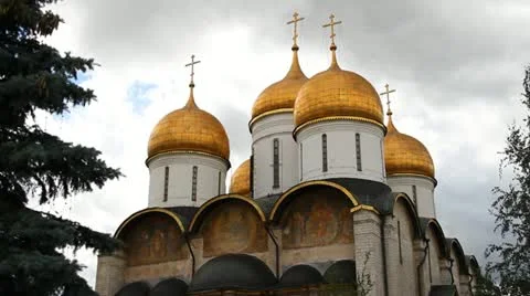 Kremlin. Cathedral. Vídeo Stock 20623923
