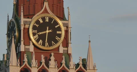 The Kremlin chimes Stock Footage 64855454