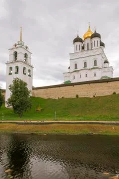 Kremlin in the city of Pskov. Foto stock
