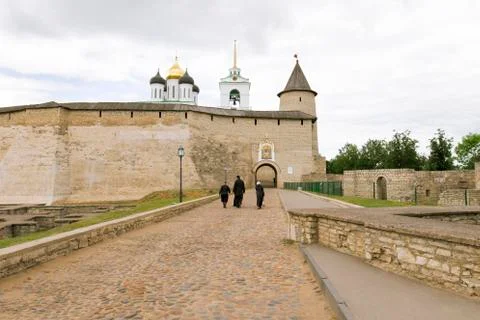 Kremlin in the city of Pskov. Foto stock