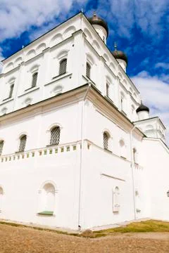 Kremlin in the city of Pskov. Stock Photos
