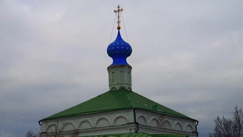 Kremlin of the city of Ryazan Stock Footage 73853063