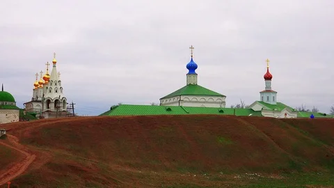 Kremlin of the city of Ryazan Stock Footage 73853421