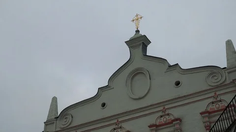 Kremlin of the city of Ryazan Stock Footage 75398489
