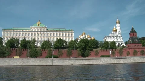 Kremlin Embankment 2 Video stock 6106526