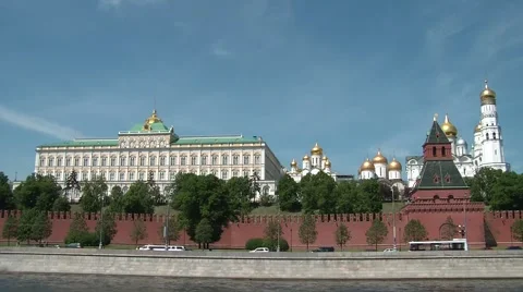 Kremlin Embankment 스톡 동영상 6106712