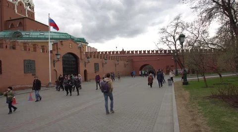 Kremlin entrance Stock Footage 62543628