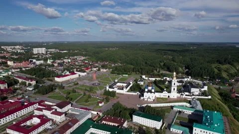 Kremlin, forest and clouds Stock Footage 219838797