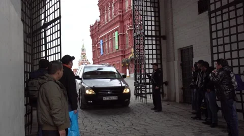 Kremlin gates Stock Footage 62543654