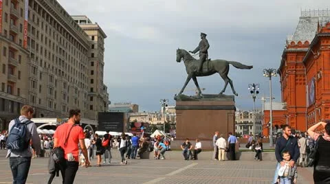 Kremlin Marshal Zhukov Vídeo Stock 20623944