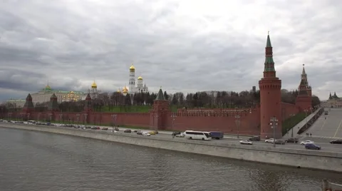 Kremlin in Moscow Stock Footage 62544311