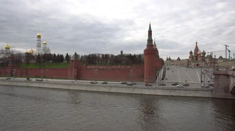 Kremlin in Moscow Stock Footage 62544562