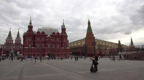 Kremlin in Moscow Stock Footage 62545203