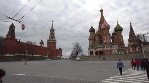 Kremlin - Red Square Stock Footage 62545631