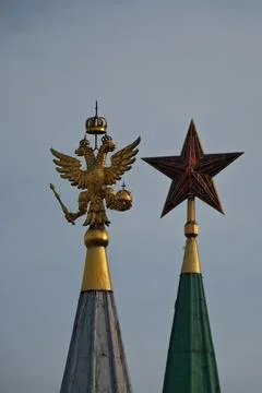 Kremlin star. The Ruby Star of the Moscow Kremlin Stock-Fotos