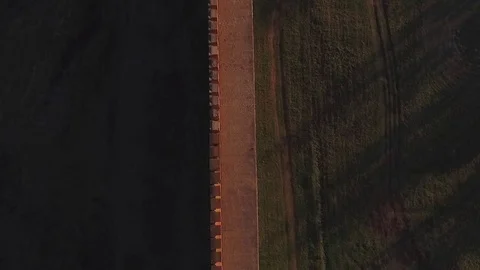 Kremlin at Sunset  View from Above  Copter Shooting Stock Footage 69769813