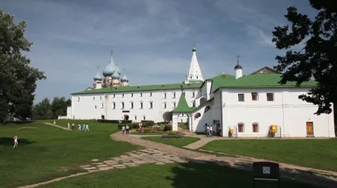 Kremlin in Suzdal 库存影片 8685192