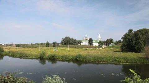 Kremlin in Suzdal Stock Footage 8685226
