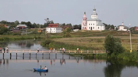 Kremlin in Suzdal Stock Footage 8685265