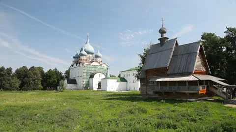 Kremlin in Suzdal Stock Footage 10573315