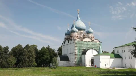 Kremlin in Suzdal 스톡 동영상 10573321