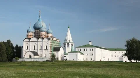 Kremlin in Suzdal Vídeo Stock 10593448