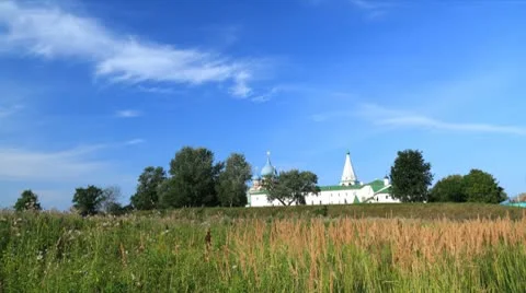 Kremlin in Suzdal timelapse 库存影片 10687711
