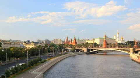 Kremlin timelapse Stock Footage 12320131