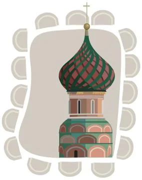 Kremlin Tower Stock Illustration