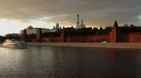 Kremlin  view  1 Stock Footage 900877