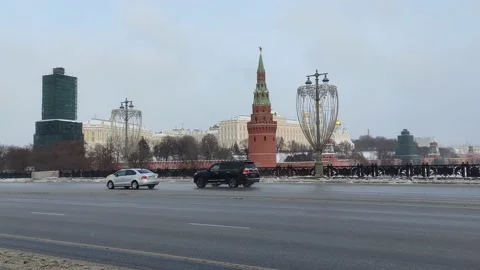 Kremlin walking tour Stock Footage 204046483