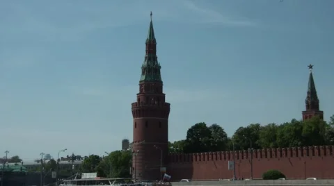 Kremlin Wall and Towers 4 Vídeos de archivo 6106735