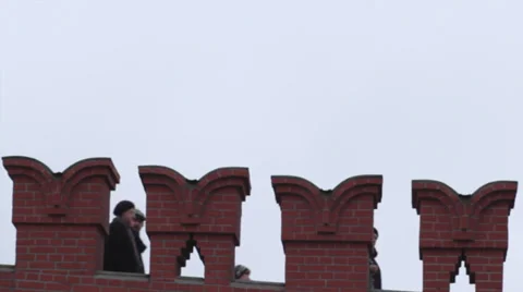 Kremlin wall Stock Footage 32812552