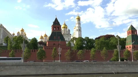 Kremlin wall in Moscow 動画素材 88356272