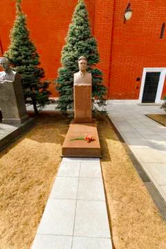 Kremlin Wall Necropolis Stock Photos