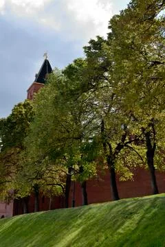 The Kremlin wall Stock Photos