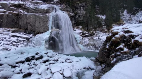 Krimml waterfall (Austria) Stock Footage 152651286