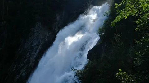 Krimml Waterfalls Stock Footage 126774533
