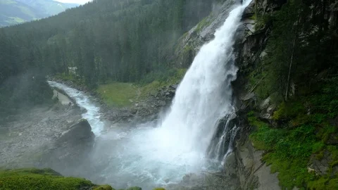 Krimml Waterfalls 库存影片 126775066